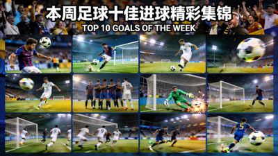 本周足球十佳进球精彩集锦